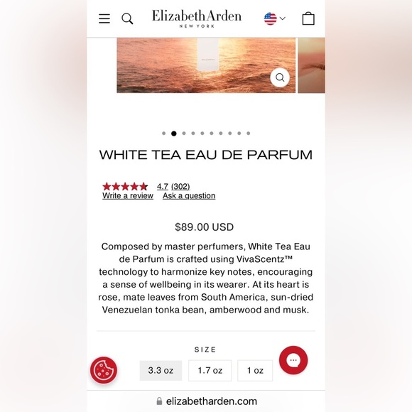 NEW Elizabeth Arden 2-Pc. White Tea Gift Set - Picture 5 of 8